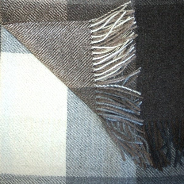 Sjal i 70% baby alpaca uld og 30% silke - Camel (kopi) Tørklæder og sjaler Uldplaiden