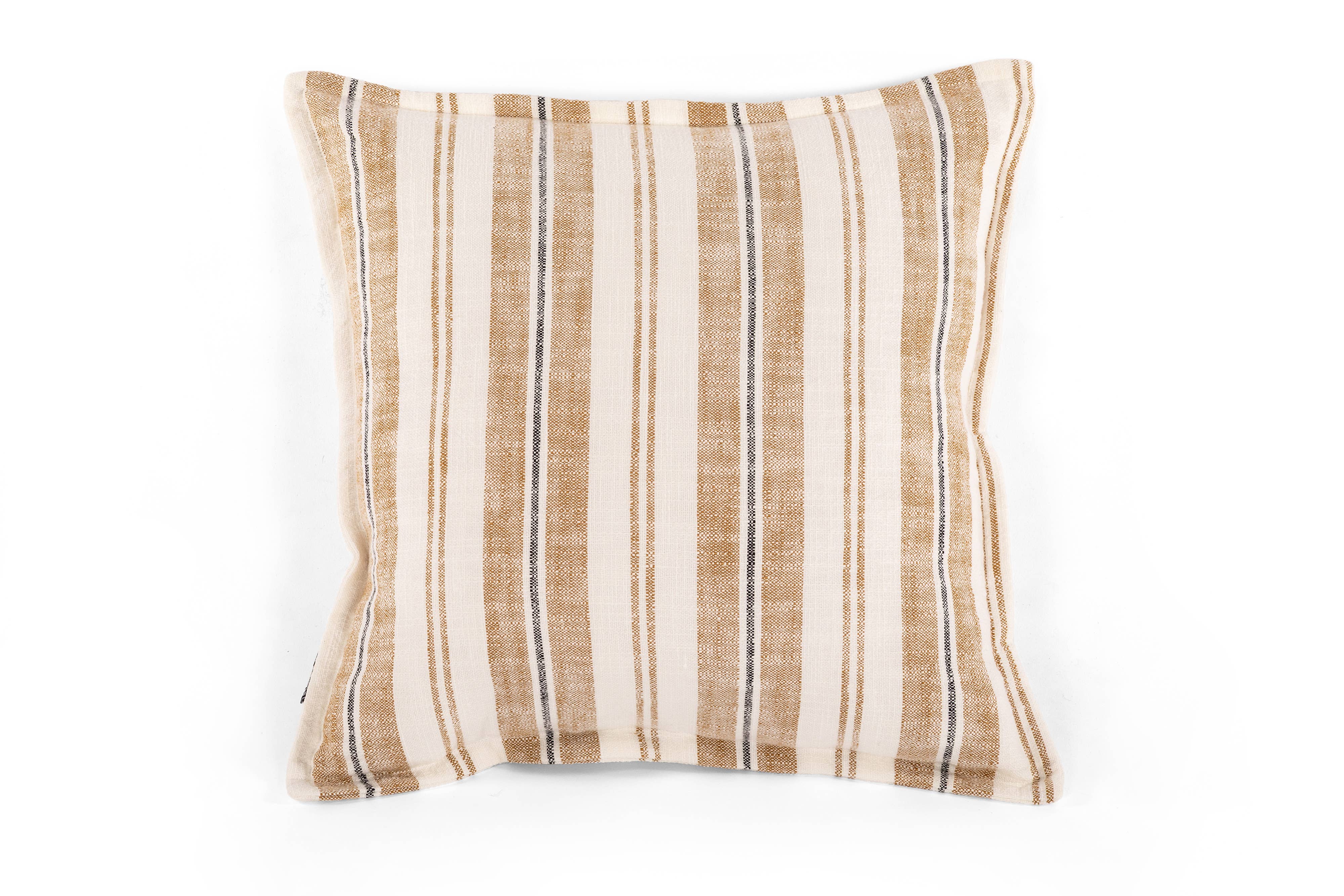 Pude (fyldt) INDIRA - 45x45 cm: Sand Tiseco
