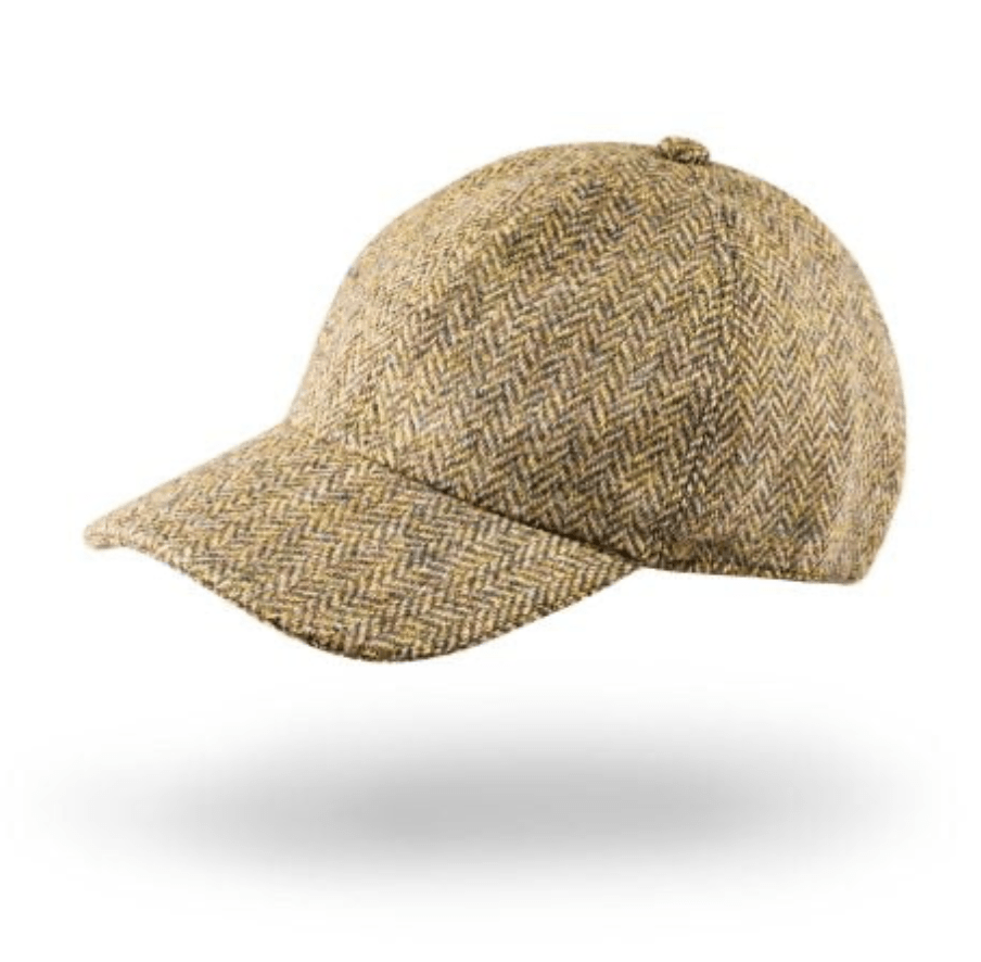 Uldkasket beige/grøn Uldplaiden